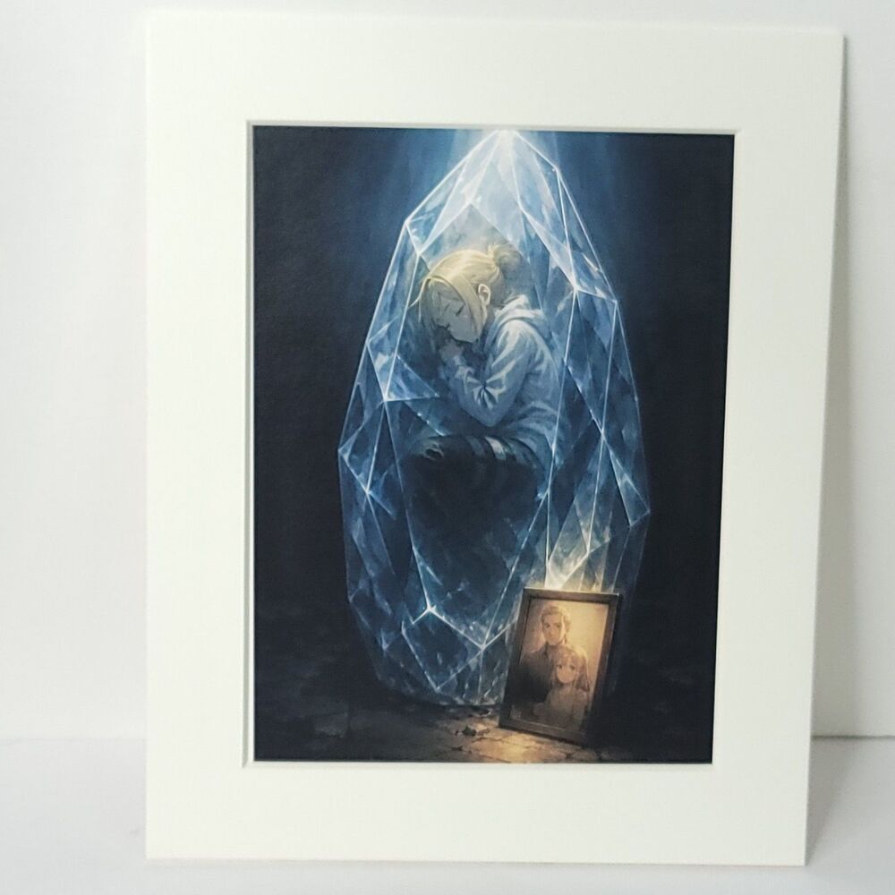 Annie Attack On Titan Encases Crystal Card Anime Wall Art Oversized Board A4
